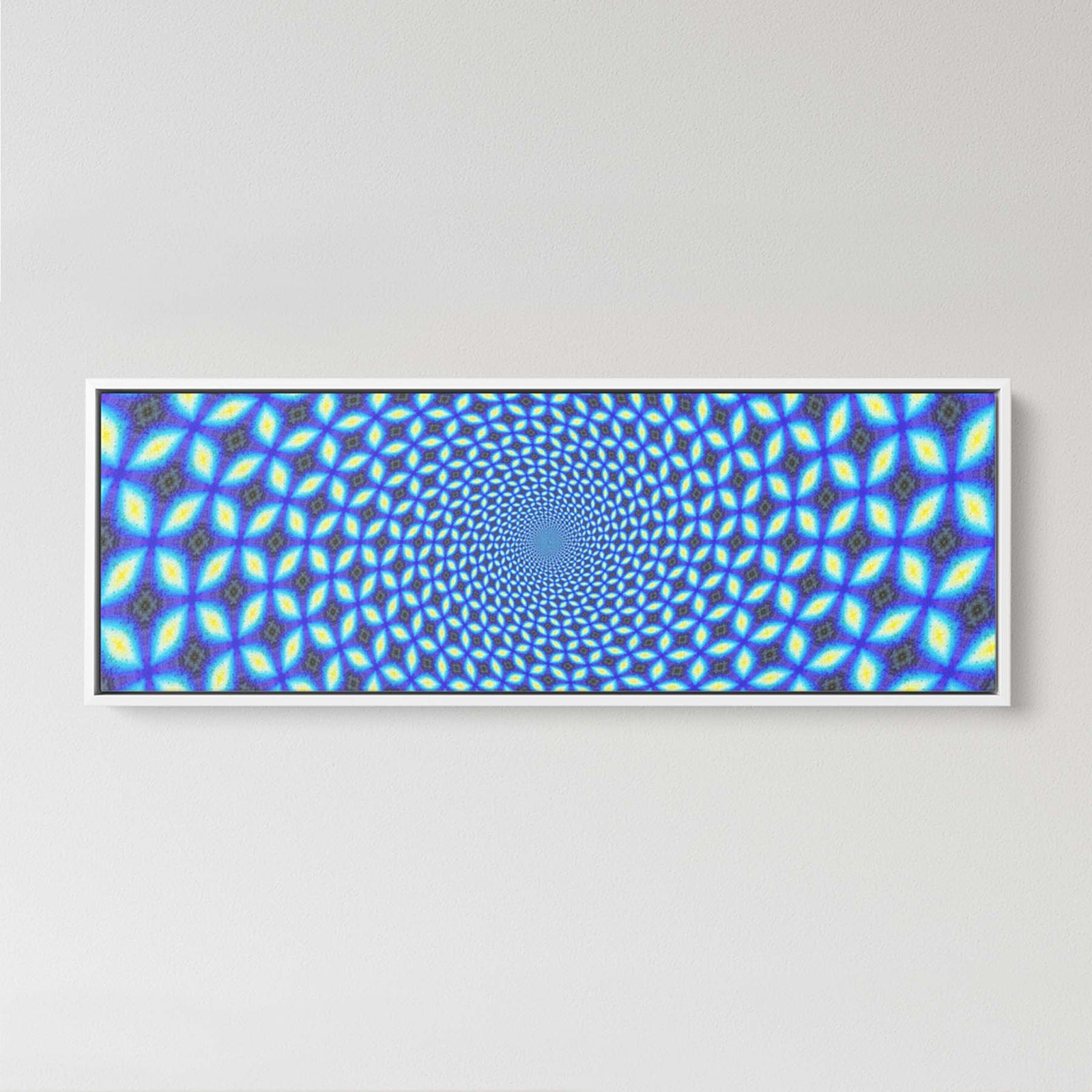 Trippy Explorer Panoramic Framed Canvas (#3917)
