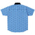 Blue Ocean Fractals Short Sleeve Button-Down Shirt_6749