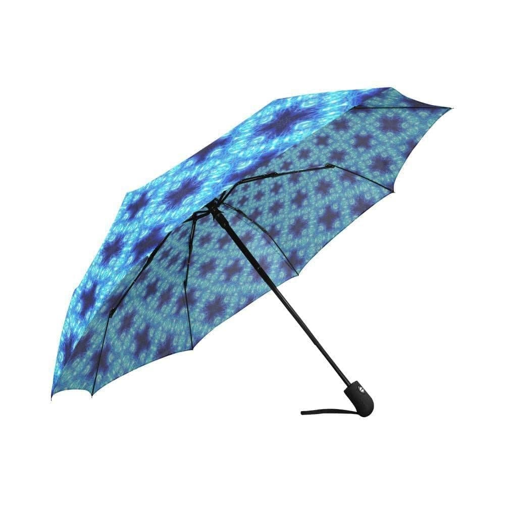 e-joyer Auto-Foldable Umbrella One Size 343 Space Diamonds Vortex 1 Compact Umbrella