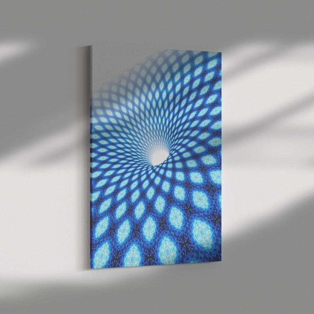 Dreamstate Blue Rectangle Canvas Wrap (#4489)