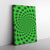 Trippy Green Rectangle Canvas Wrap (#4213)